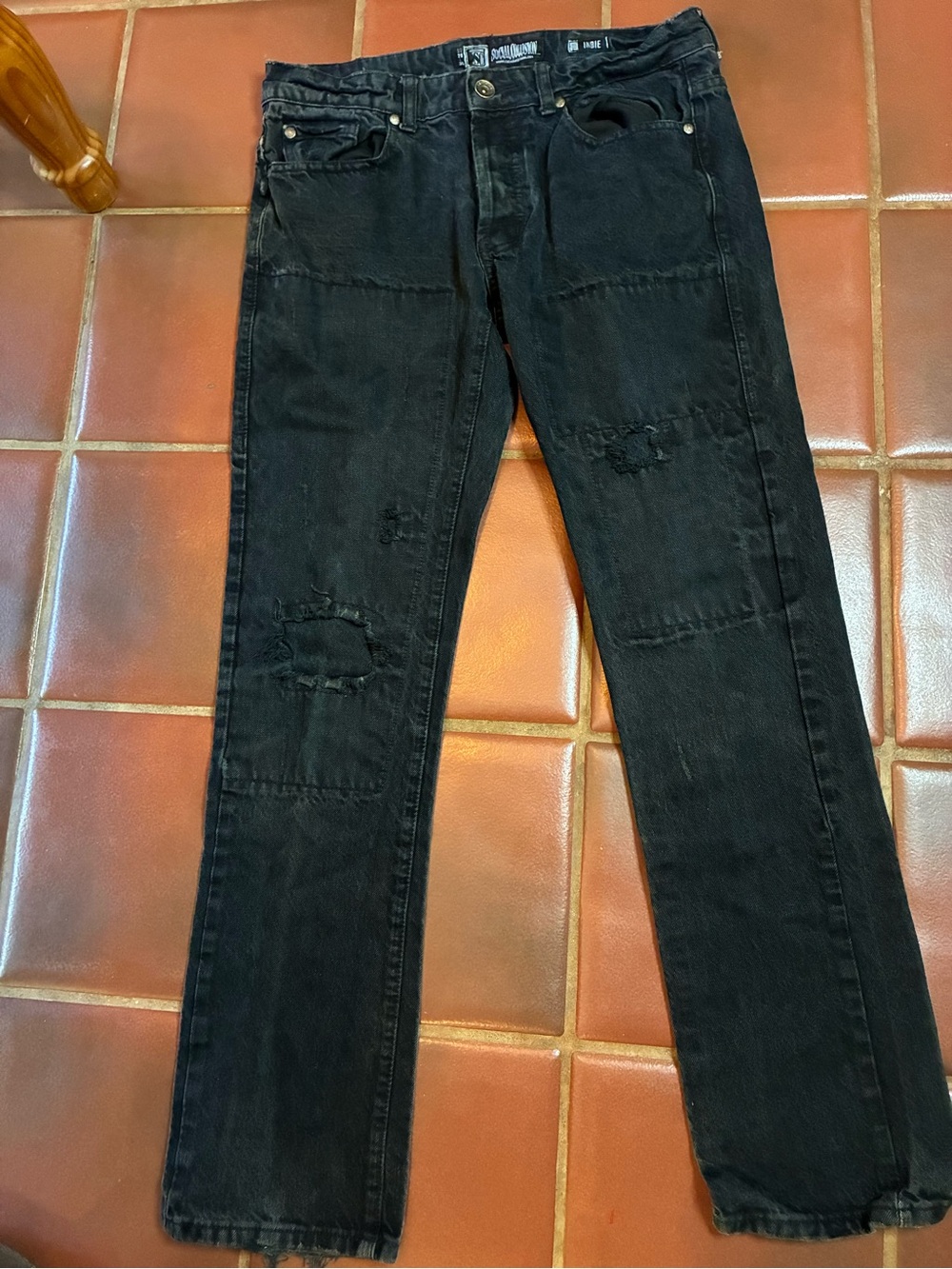 Social Collision Jeans Mens Blue Indie 30x28 Fit Skinny Straight.